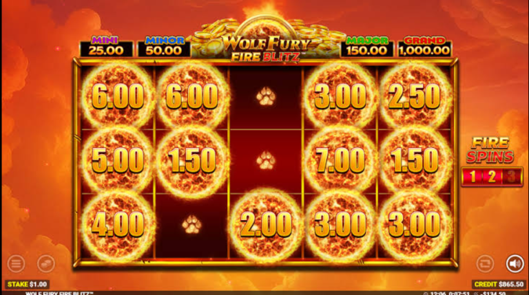 Wolf Fury Fire Blitz Mengenal 1 Game Bertema Serigala dengan Nuansa Api